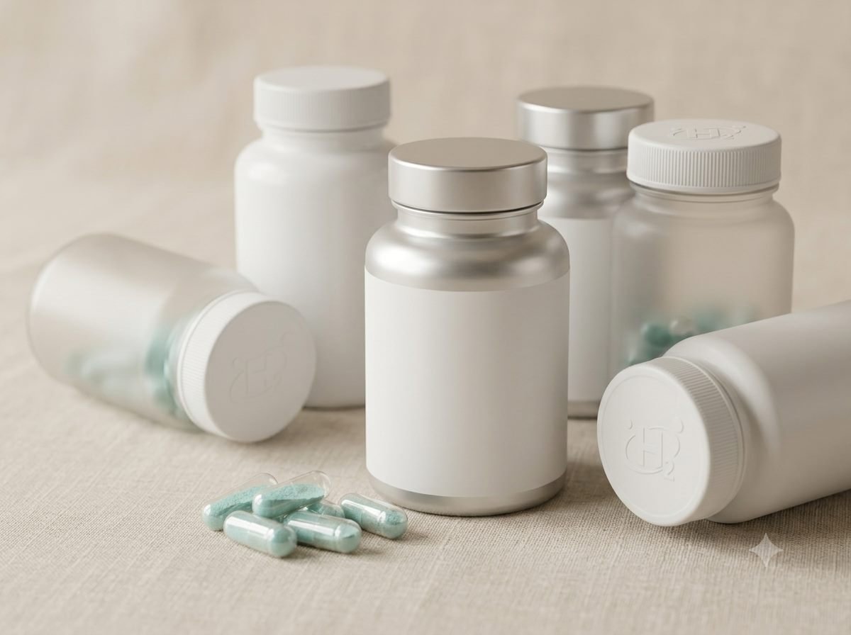 Hydrogen wellness supplement capsules